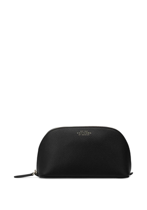 Smythson zip cosmetic case - Black