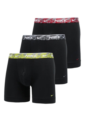 Nike printed-waistband boxers (set of three) - Black