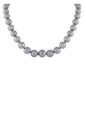 LB Exclusive tahitian-pearl beaded necklace - Grey