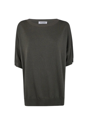 Gentry Portofino crew-neck knitted top - Green