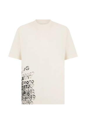 adidas Y-3 Gfx graphic-print T-shirt - Neutrals