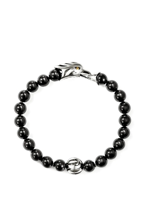 John Hardy sterling silver onyx eagle bracelet - Black
