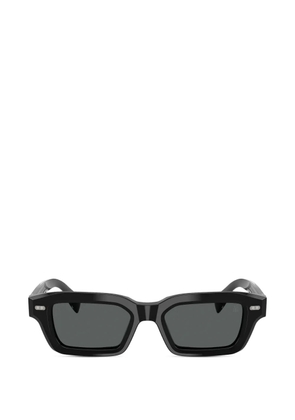 Brunello Cucinelli rectangle-frame sunglasses - Black