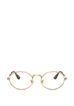 Ray-Ban oval-frame glasses - Gold