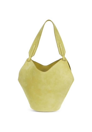 KHAITE Lotus leather tote bag - Yellow