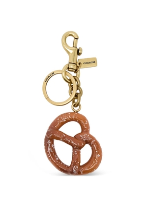 Coach small Pretzel bag charm - Brown