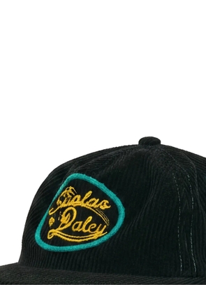 Nicholas Daley Records corduroy embroidered cap - Black