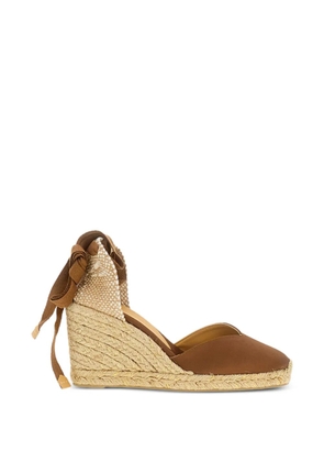 Castañer wedge-hell espadrilles - Brown