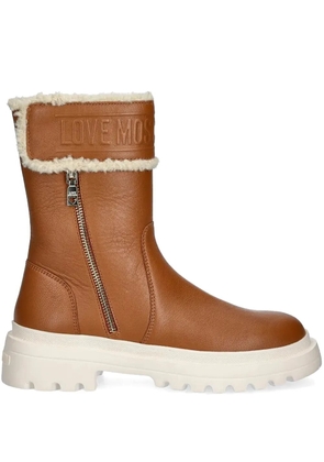 Love Moschino Her Love boots - Brown