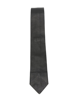 Sunflower leather tie - Black