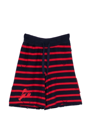 Joshua Sanders striped lobster shorts - Blue