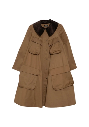 A.W.A.K.E. Mode gaberdine coat - Brown