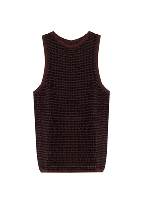 Bond-eye Asher open-knit top - Brown