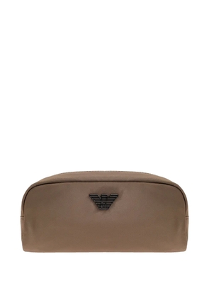 Emporio Armani logo tote bag - Neutrals