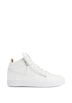 Giuseppe Zanotti Kriss side zip sneakers - White