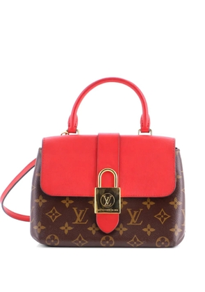 Louis Vuitton Pre-Owned Locky Handbag Monogram Canvas with Leather BB satchel - Red