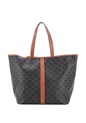 Celine Pre-Owned Cabas Zip Triomphe Coated Canvas Medium tote bag - Brown