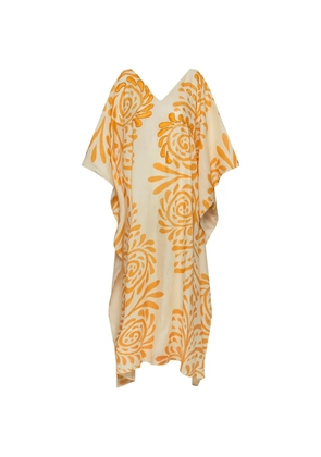 Juan de Dios Morena kaftan dress - Neutrals