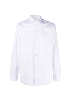 Barba french collar button shirt - White