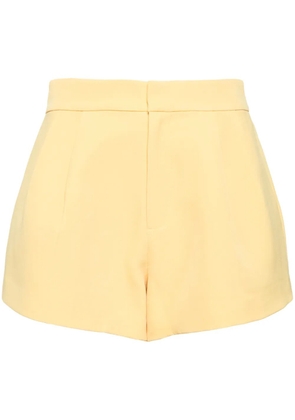 Alexis high-waisted tailored shorts - Yellow