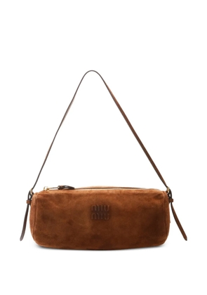 Miu Miu Pre-Owned 2025 suede shoulder bag - Brown