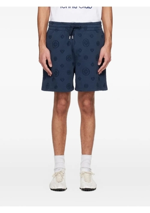 Casablanca appliqué monogram shorts - Blue