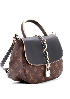 Louis Vuitton Pre-Owned Chain It Handbag Monogram Canvas with Leather PM shoulder bag - Black