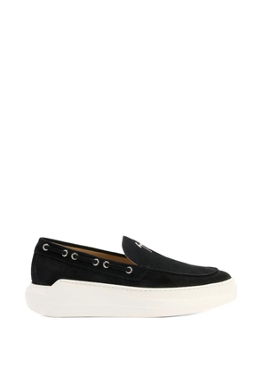 Giuseppe Zanotti Conley String signature metal detail loafers - Black