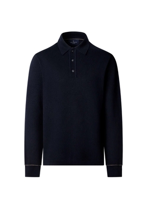 Hackett textured button polo shirt - Blue