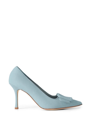 Manolo Blahnik Maysale point-toe pumps - Blue
