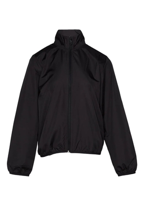 Comme Des Garçons zip-up printed windbreaker - Black