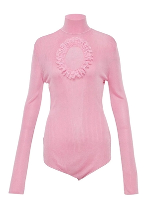 Self-Portrait x Christopher Kane cut-out bodysuit - Pink