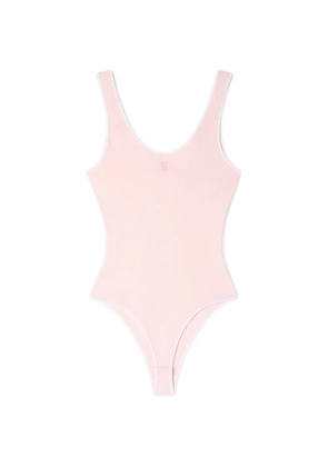 SANDRO logo-embroidery bodysuit - Pink