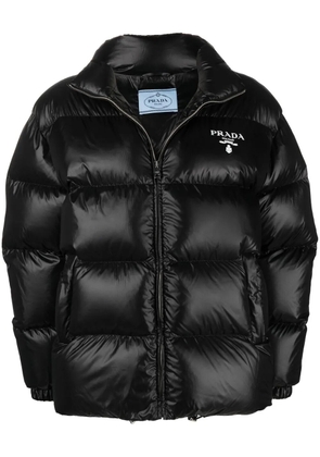 Prada Re-Nylon puffer jacket - Black