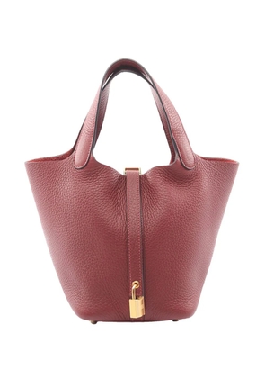 Hermès Pre-Owned 2024 Clemence Picotin Lock 18 handbag - Red