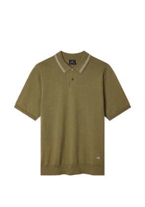 PS Paul Smith striped polo shirt - Green