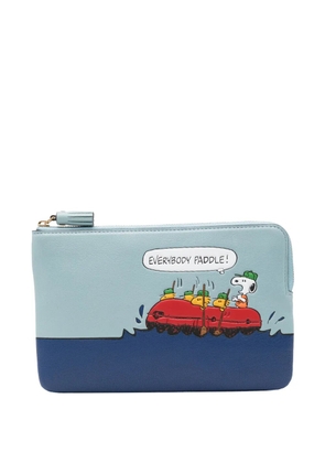 Anya Hindmarch x Peanuts Snoopy clutch - Blue