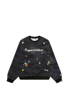 AAPE BY *A BATHING APE® printed graphic sweatshirt - Black