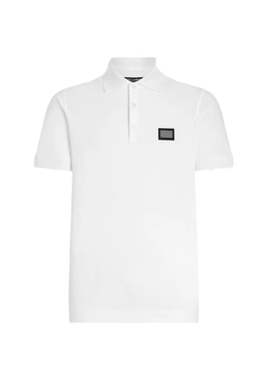 Dolce & Gabbana logo polo - White