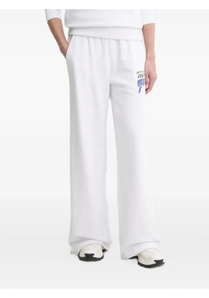 Versace Jeans Couture logo-print elasticated-waist track pants - White