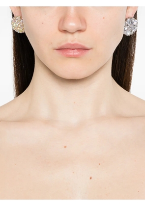 MM6 Maison Margiela crystal-embellishment earrings - Silver