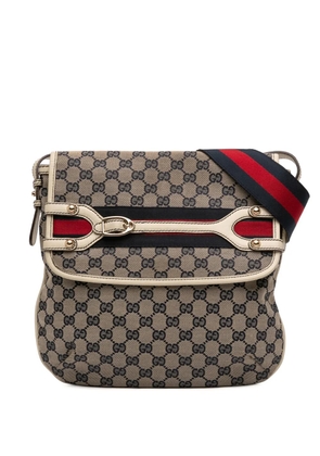 Gucci Pre-Owned 2016-2025 GG Canvas Web crossbody bag - Brown