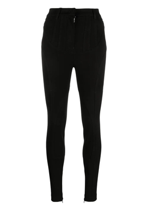 Stella McCartney panelled skinny-cut trousers - Black