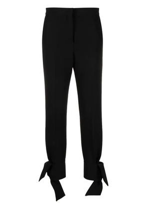MSGM tie-fastening tailored trousers - Black