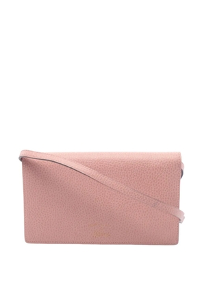 Gucci Pre-Owned 2016-2026 Leather Swing Wallet on Chain crossbody bag - Pink