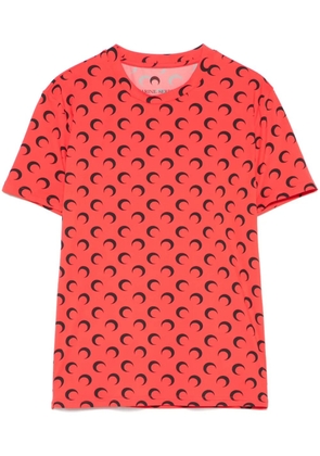 Marine Serre Moon jersey T-shirt - Red