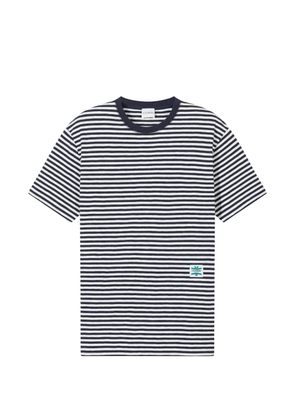 Closed striped T-shirt - Blue