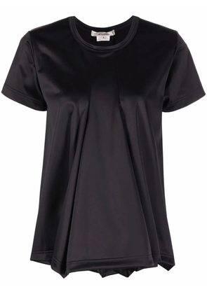 Comme Des Garçons draped detail T-shirt - Black