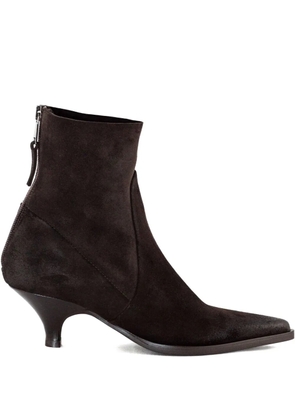Elena Iachi pointed boots - Brown