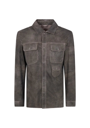 Giorgio Brato flap-pocket shirt - Grey
